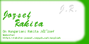 jozsef rakita business card